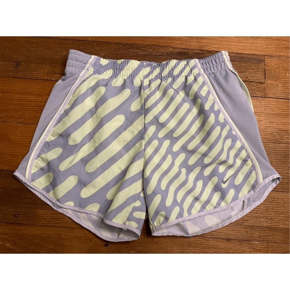 Nike XS Dri-Fit shorts green grey active wear workout running
